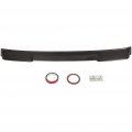Ocpty Roof Spoiler Vq Style Compatible With 2017-2021 For Infiniti Q60 Coupe Carbon Fiber Rear Window Glossy Black