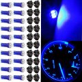 Ocpty 40pack Red T5 74 Led Light Bulb Bulbs Bright Instrument Panel Gauge Cluster Dashboard With Sockets