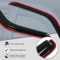 Auto Dynasty Compatible With Ford Ranger Mazda B-cab 2pcs In-channel Window Deflector Rain Guard 38 Sun Roof Visor Dark Smoke