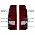 Hecasa Tail Lights Compatible With 2003-2007 Chevy Silverado Rear Lamp Set W Bulb And Harness Replacement For Gm2800174