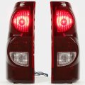 Hecasa Tail Lights Compatible With 2003-2007 Chevy Silverado Rear Lamp Set W Bulb And Harness Replacement For Gm2800174