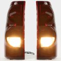 Hecasa Tail Lights Compatible With 2003-2007 Chevy Silverado Rear Lamp Set W Bulb And Harness Replacement For Gm2800174
