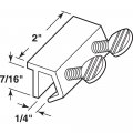 Prime-line U 10679 Sliding Door Lock Double Screws Aluminum Single Pack