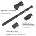 Uxcell Metric Tap And Drill Bit Set M8 X 1 5 Thread 6 5mm Black Oxide Twist Straight Flute Tapping Threading Repair Tool Kit