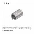 Uxcell Wire Thread Inserts 1 4-20 Unc 2 5d 304 Stainless Steel Helical Type Coiled Screw Repair Threaded Sleeve Sheath 10pcs