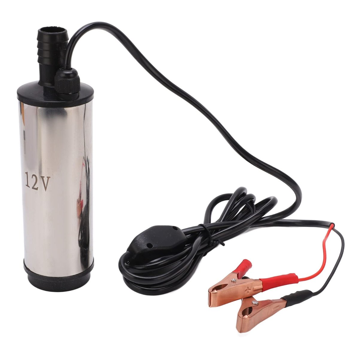 12v Fuel Transfer Pump 45 To 50l Min Flow Rate Metal Refueling With Filter 8 Ft Lift And 5 Suction For Kerosene