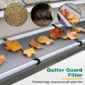 Plastic Gutter Guard Mesh Roll 19 7ft X 5 91 Inch Guards Leaf Protector With 15pcs Black Clips From Leaves Twigs Branches