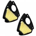 Caltric Air Filter Cleaner Element Compatible With Honda Vt600c Shadow Vlx 1999-2007 Qty 2