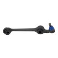 Control Arm And Ball Joint For Dodge Intrepid 1993 To 2004 Black Steel Sintered Metal Bearing Blue Boot Grooved Stud Rubber 