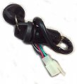 Key Ignition Switch For Super Pocket Dirt Bike Atv Taotao Sunl Roketa Jonway Bms 4-pin Plug 