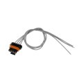Pigtail Connector For Chevy Express 3500 2500 1500 2002 Female Oval Tin Brass Terminal Replacement 15306009 4 Wire 20 Gauge 