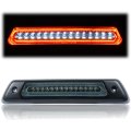 Led 3rd Rear Brake Light For Ford F150 2009-2014 High Mount Cargo Tail Lamp Smoky Lens Chrome Housing 