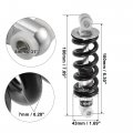 X Autohaux Rear Shock Absorber 160mm 750lbs Damper For Gas Scooter Electric Bike Dirt 47cc 49cc Atv Quad Mini Pocket Silver