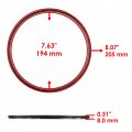 Caltric Front Left And Right Brake Drum Seal Compatible With Kawasaki Mule 2510 Kaf950 Diesel 2000 2001