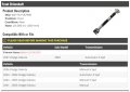 Front Driveshaft 24 Inch Compatible With 2001-2007 Dodge Dakota 4wd Up To 01 2007 Vehicle Production