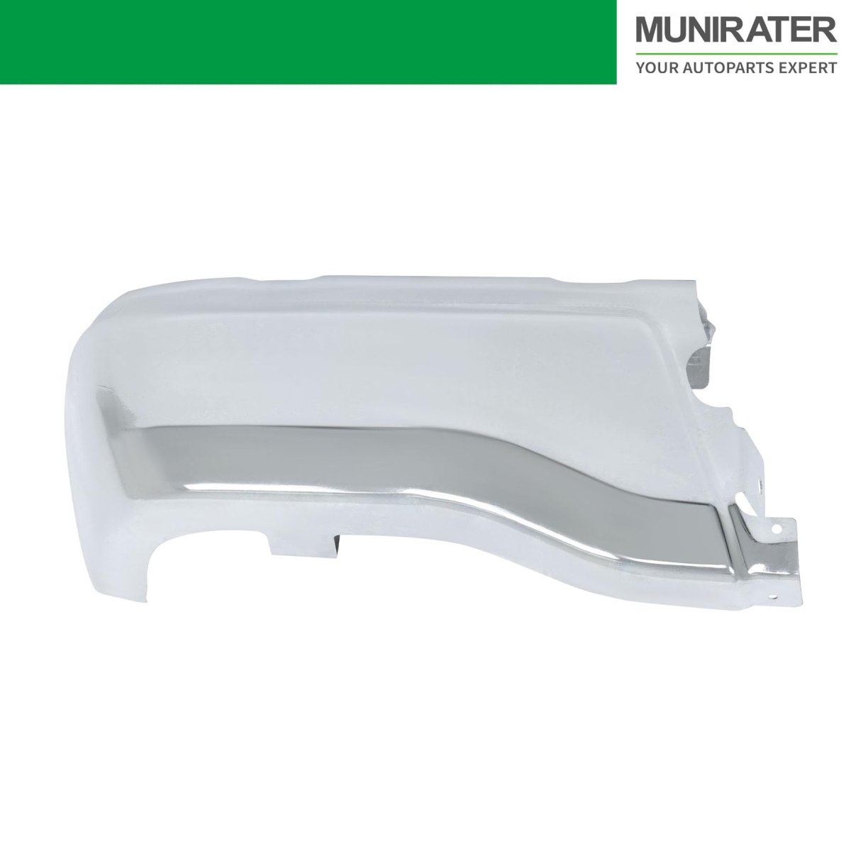 Lh Rear Step Bumper Face Bar Cover Without Park Assist Sensors Hole Replacement For Ranger Pickup 4-door 2019-2023