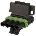 Sand Sealed Water Resistant Gm Weather Pak 4 Wire Connector Housing Only No Terminals Or Seals 