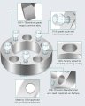 Aintier 2pcs 5x4 12x1 25 82 5mm 1 5 Wheel Spacers Adapters 5x114 3 Fits For M35h Pathfinder Qx60
