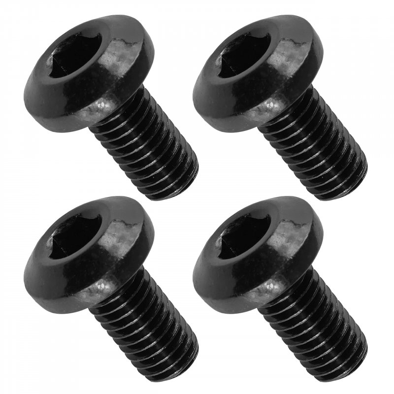 Caltric 4x Rear Brake Disc Hex Socket Button Bolts For Yamaha Big Bear 350 Yfm350fw 1999