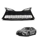 Front Lower Grille Assembly Glossy Black Without Sensor Hole Replacement For 2021-2022 Camry Se Xse 