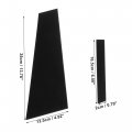 X Autohaux 4 Pcs Door Cover Panel Trim Pillar Posts Exterior Window Anti Scratch Stickers For Mercedes-benz Cls C219 2006-2011