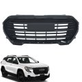 Front Glossy Black Frame Upper Grille Straight Trim Style Replacement For Terrain 2022 2023 