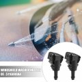 X Autohaux 2pcs Windshield Washer Nozzle For Dodge Neon 2000-2005 1 8 Meters Hose With Connectors Kit Replaces 5116088aa