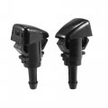 X Autohaux 2pcs Windshield Washer Nozzle For Dodge Neon 2000-2005 1 8 Meters Hose With Connectors Kit Replaces 5116088aa