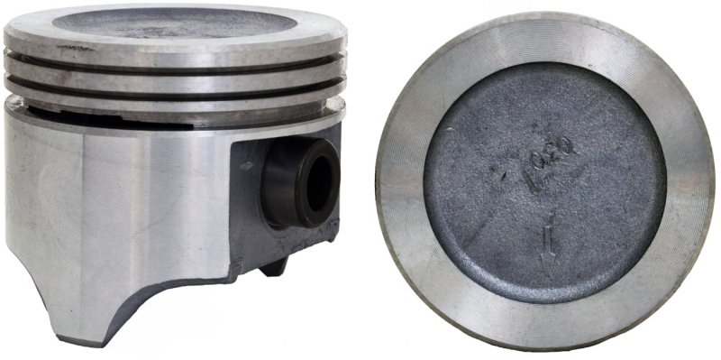 Single Round Dish Top Piston For 80-84 Gm 5 0l 307 040 1 00mm Oversized Lowpriced By Enginetech