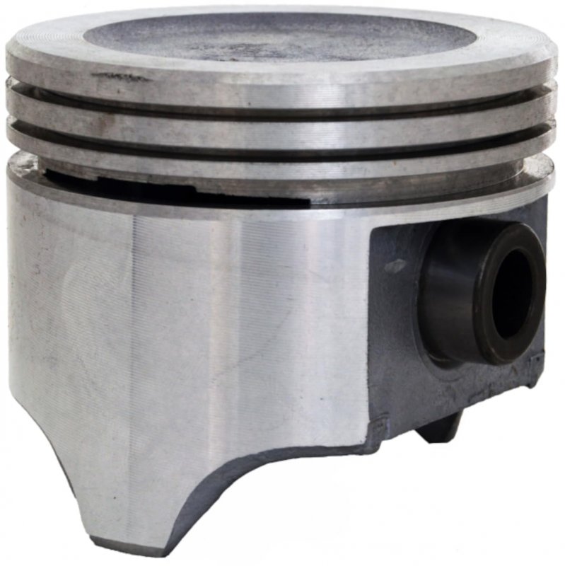 Single Round Dish Top Piston For 80-84 Gm 5 0l 307 040 1 00mm Oversized Lowpriced By Enginetech