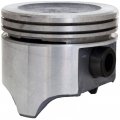 Single Round Dish Top Piston For 80-84 Gm 5 0l 307 040 1 00mm Oversized Lowpriced By Enginetech 