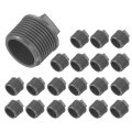 20 Pcs Pvc Pipe Male Thread Plug G3 4 Threaded Npts End Cap Plug Adapter For Plumbing Water Line Grey 