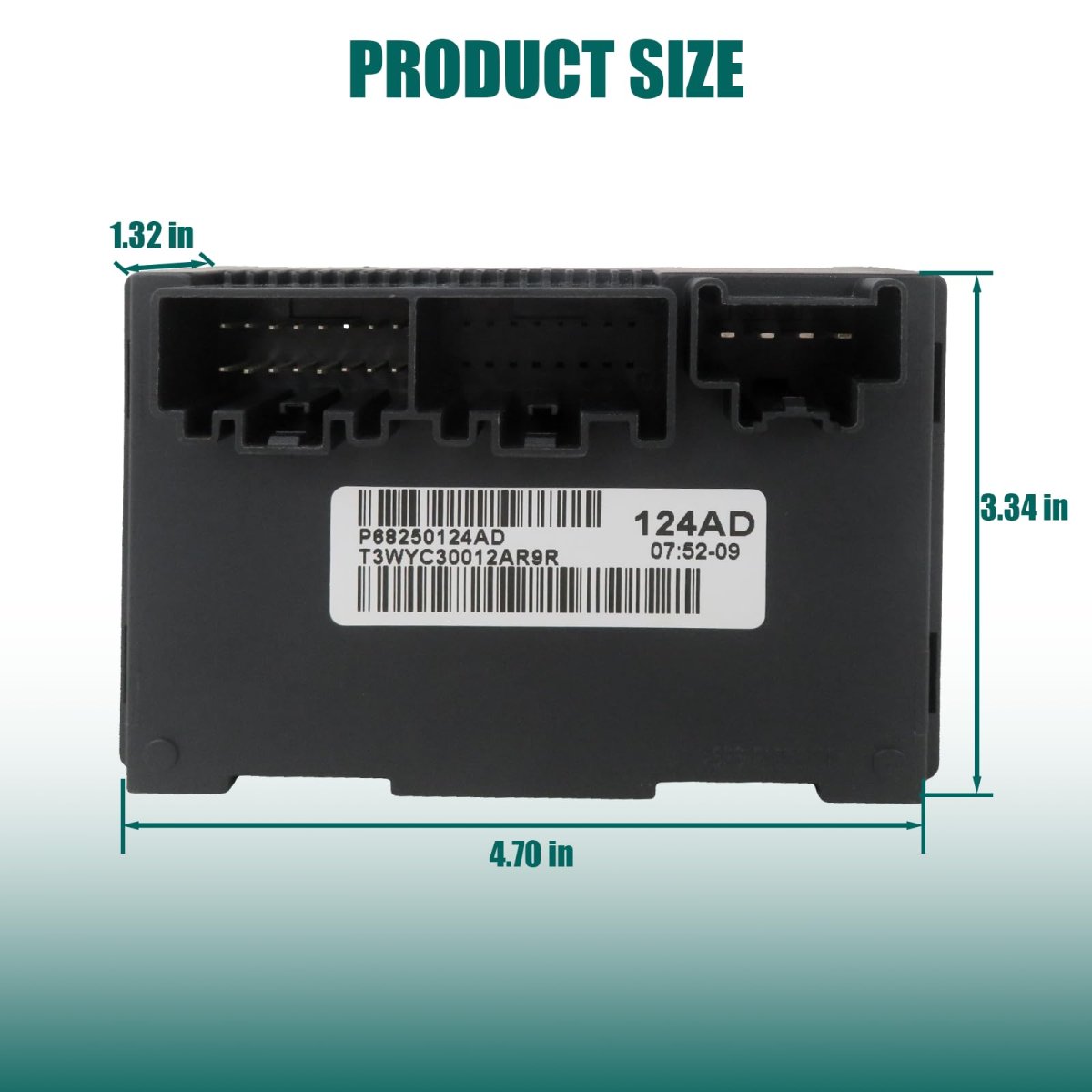68250124ad Transfer Case Control Module For Dodge Jeep Grand Cherokee 2016 2017 2018 Replace Part Number 68250124aa 68250124ab
