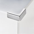Uxcell Glass Fixing Clip 2pcs For 6-10mm Aluminum Alloy L-shaped Connector Combination Bracket Reinforced Clamp Display Cabinet