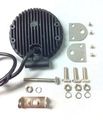 18 Watt Led Flood Lights 1200 Lumens Off Road Round Light With Aluminum Housing And Pedestal Mount Black 