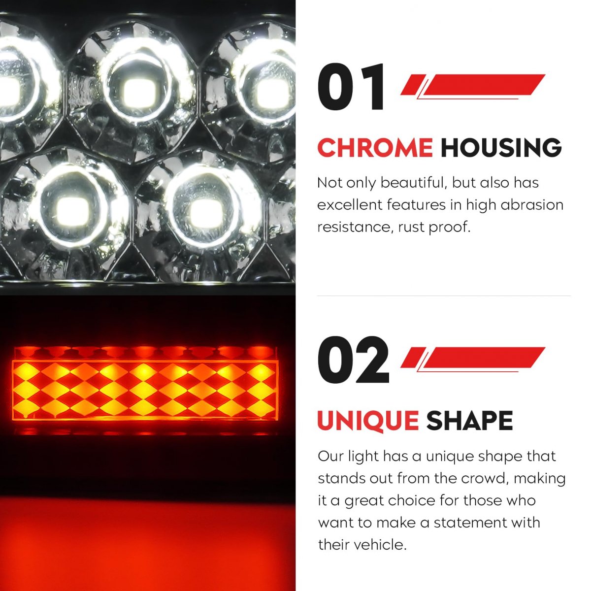 Led 3rd Brake Cargo Light For Chevy Colorado And Gmc Canyon 2015 2022 Rear Third Center High Mount Stop Lamp 52127100 Chrome