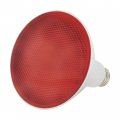 Satco S29480 11 5 Watts Par38 Led Red 90 Degree Beam Angle Medium Base 120 Volt Ideal For Use In Holidays Illuminatio Soffit