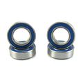8x14x4mm Precision Ball Bearings Abec 3 Rubber Seals 4 Mr148-2rs-bu 