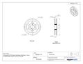Tb Woods Bk70 Fhp Qt Bushed V-belt Sheave B Belt Section 1 Groove Bushing Required Cast Iron 6 75 Od 3710 Max Rpm 