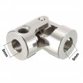 Uxcella 5mm To Inner Dia Rotatable Universal Steering Shaft U Joint Coupler L23xd11