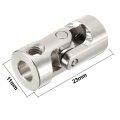 Uxcella 5mm To Inner Dia Rotatable Universal Steering Shaft U Joint Coupler L23xd11