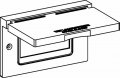 Orbit 1c-gh-br Electric Box Cover Decora Receptacle Horizontal Zinc Weatherproof 1-gang Bronze 