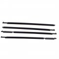 4pcs Car Weather Strip Window Moulding Trim Seal Belt Replacement For Toyota Rav4 2009-2012