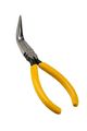 Jonard Jic-3026 Long Curved Nose Plier With Yellow Plastic Handle 6-3 8 Length 