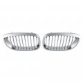 Astra Depot Chrome Front Hood Kidney Grille Replacement For 2003-2006 Bmw 325ci 330ci 2-door Coupe Convertible