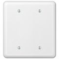 Amerelle 935bbw Devon White Steel 2 Blank Wallplate 
