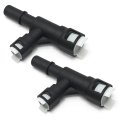 2 Pcs 800-414 Heater Hose Connector For Cadillac Escalade Replaces 19257317 19130058 15055342 19257 19257318 Black Plastic 