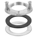 Female Thread Hex Lock Nut M32 X 1 5 Stainless Steel 304 Single Hole Faucet Nuts With Gasket Fixing Tool Set For Bathroom Basin 
