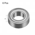 Uxcell 6pcs Bearing Accessory Kit 3 16 I D 8 Od Thick Top Mounted Bearings For Router Bit 5-40 X 1 4 Screws