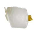 Non Pressurized Coolant Reservoir For Honda Pilot 2009 2015 Front Plastic White With Cap 1 Mounting Hole Replacement 